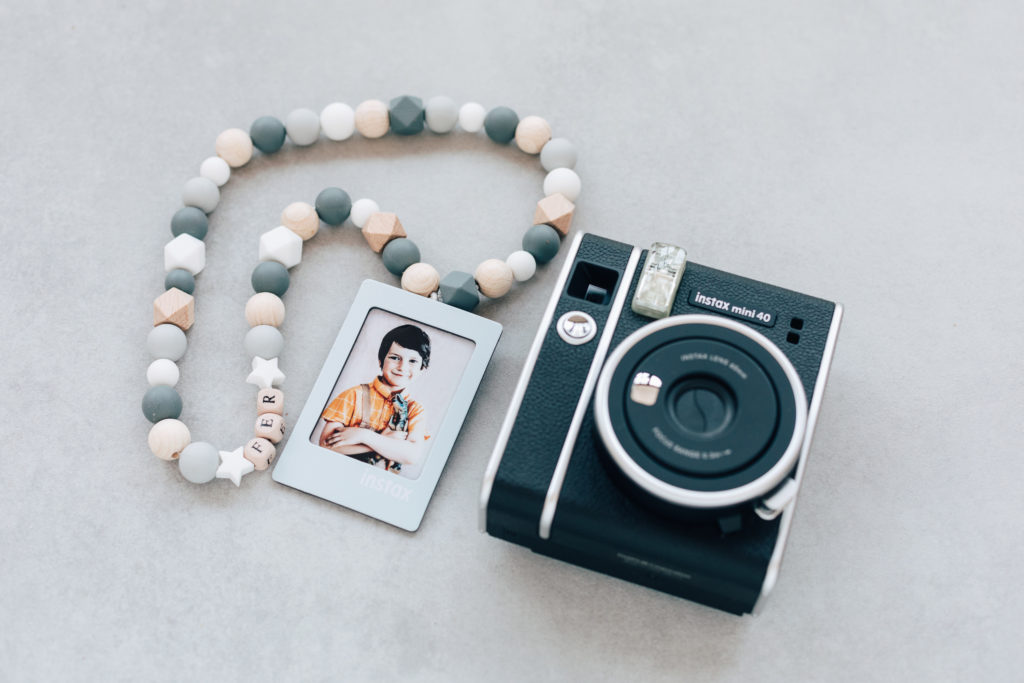 Photo necklace with mini 40