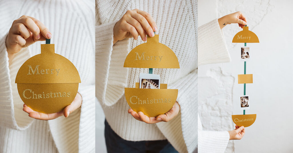 MAKE YOUR OWN CHRISTMAS CARD WITH INSTAX