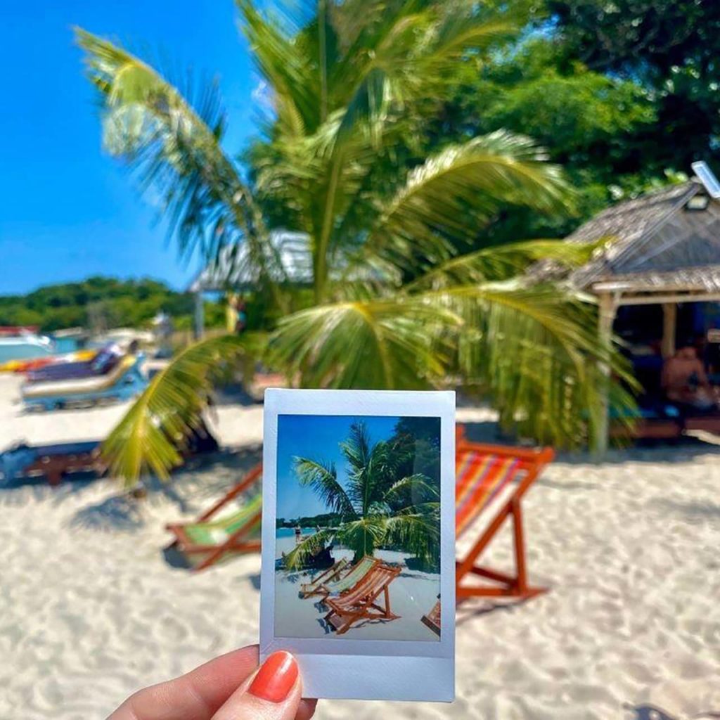 Fang billeder af idylliske strande med dit instax kamera