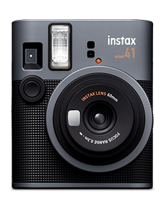 Fotocamera Istantanea Instax Mini 41 Con Esposizione Automatica, Obiettivo Selfie E Modalità Close-up, Design Classico